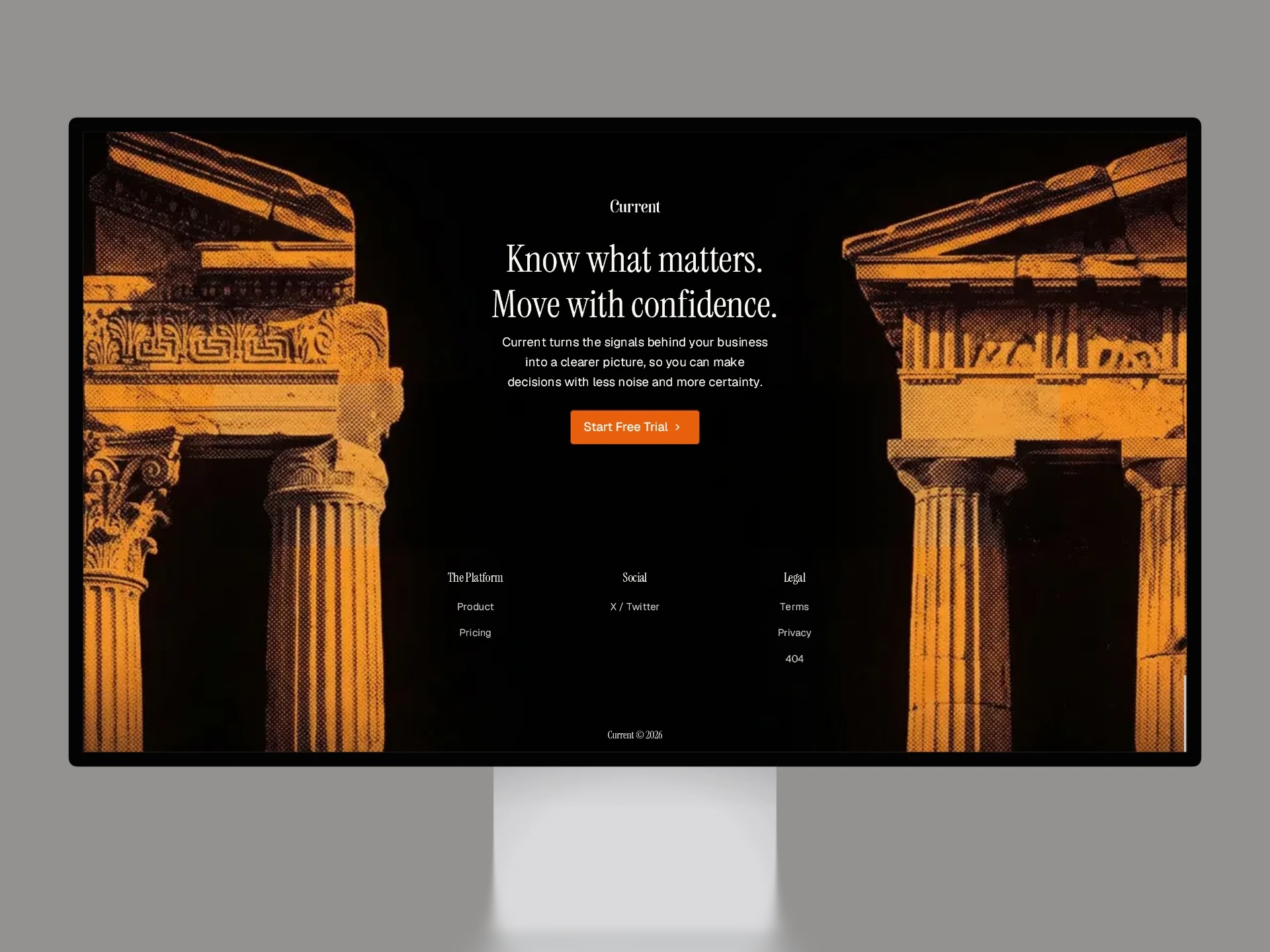 Current, SaaS Product Template Image 1