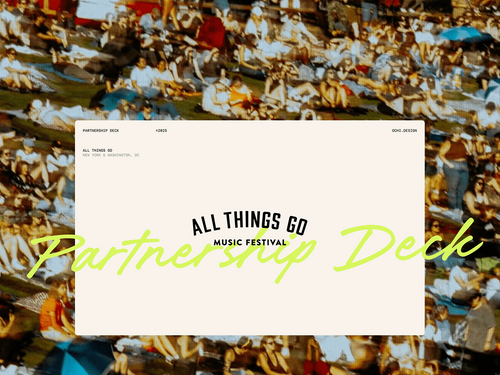 All Things Go — Pitch Deck and Branding