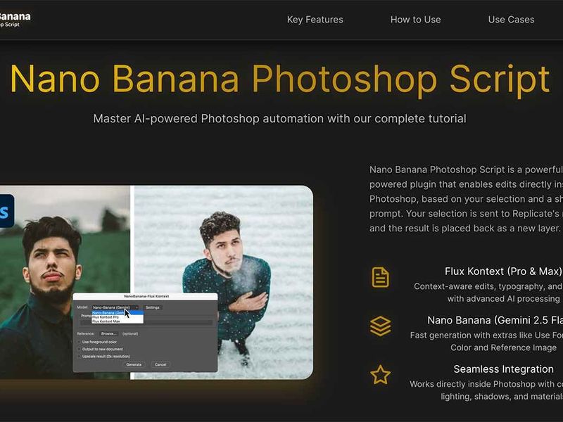Nano Banana Photoshop Scrip