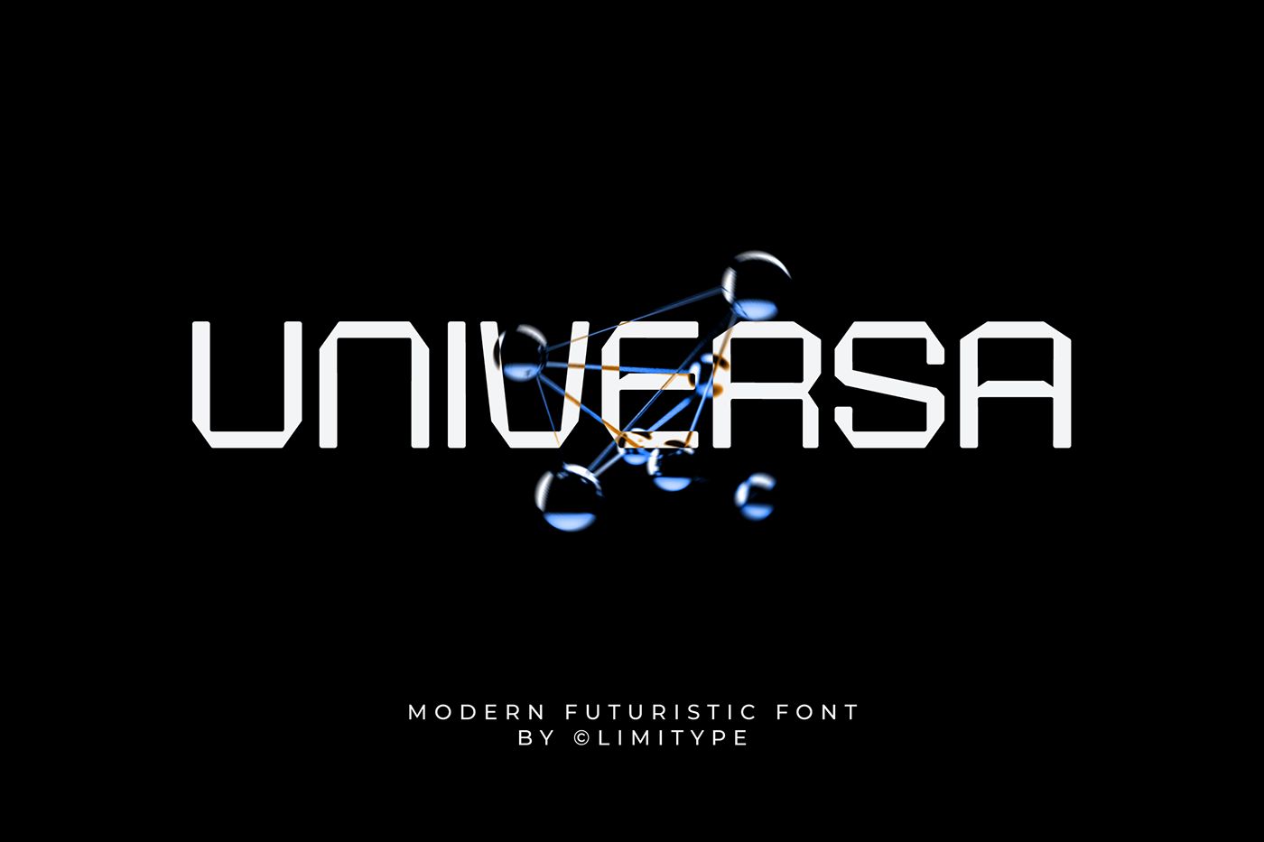 Universa - Futuristic Font