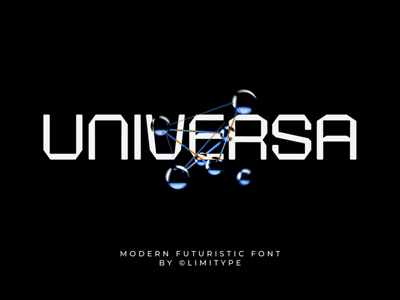 Universa - Futuristic Font