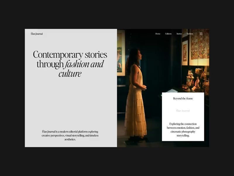 Fashion & Culture Editorial Website