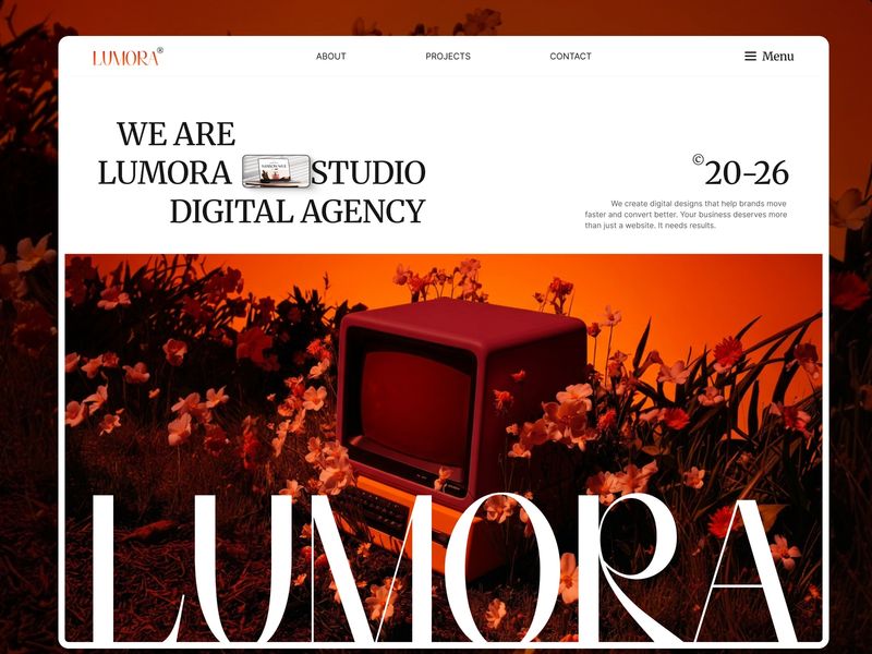 LUMORA — Creative Digital Agency Website