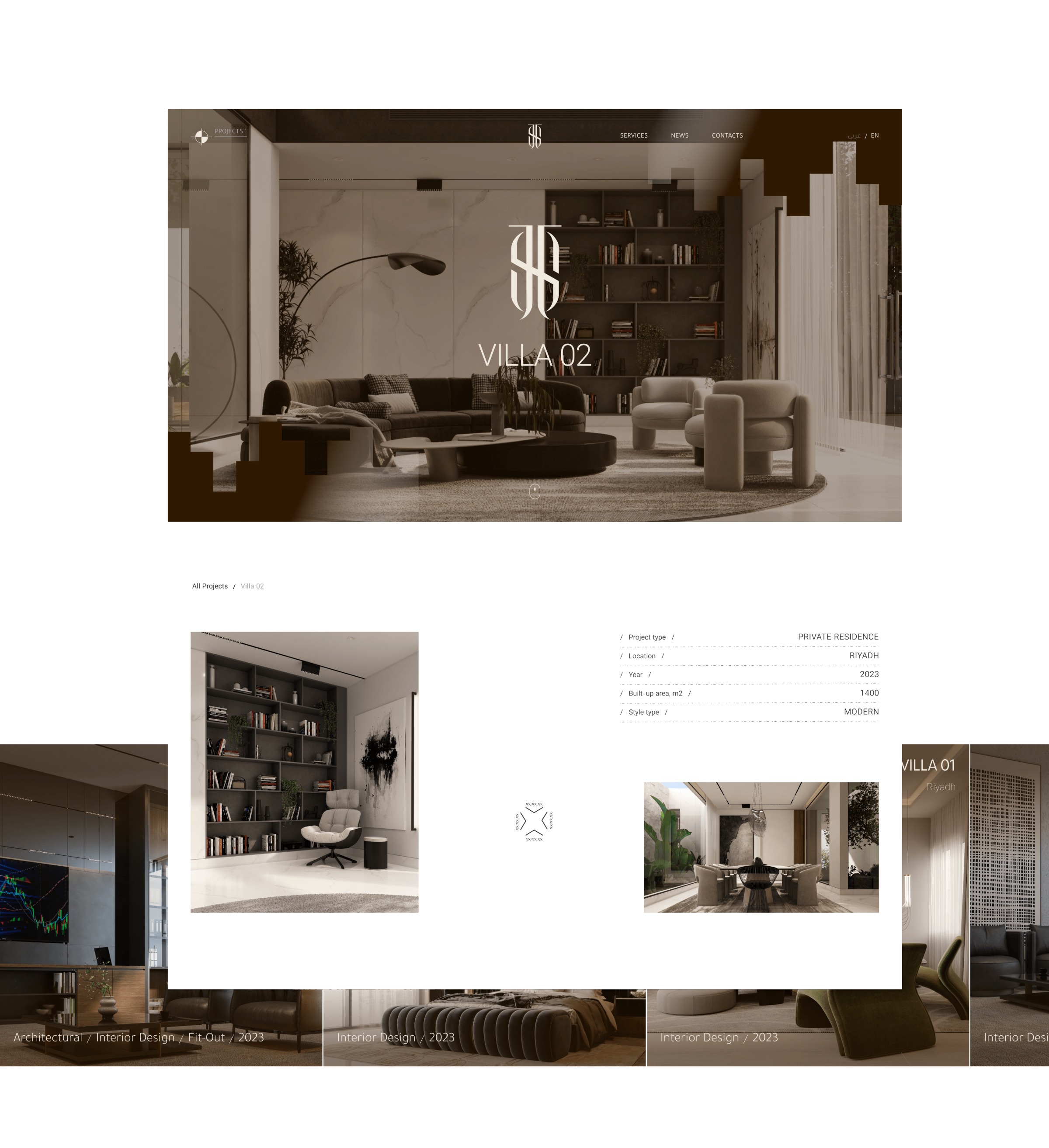 Website Design for an Architectural & Interior Firm Image 8