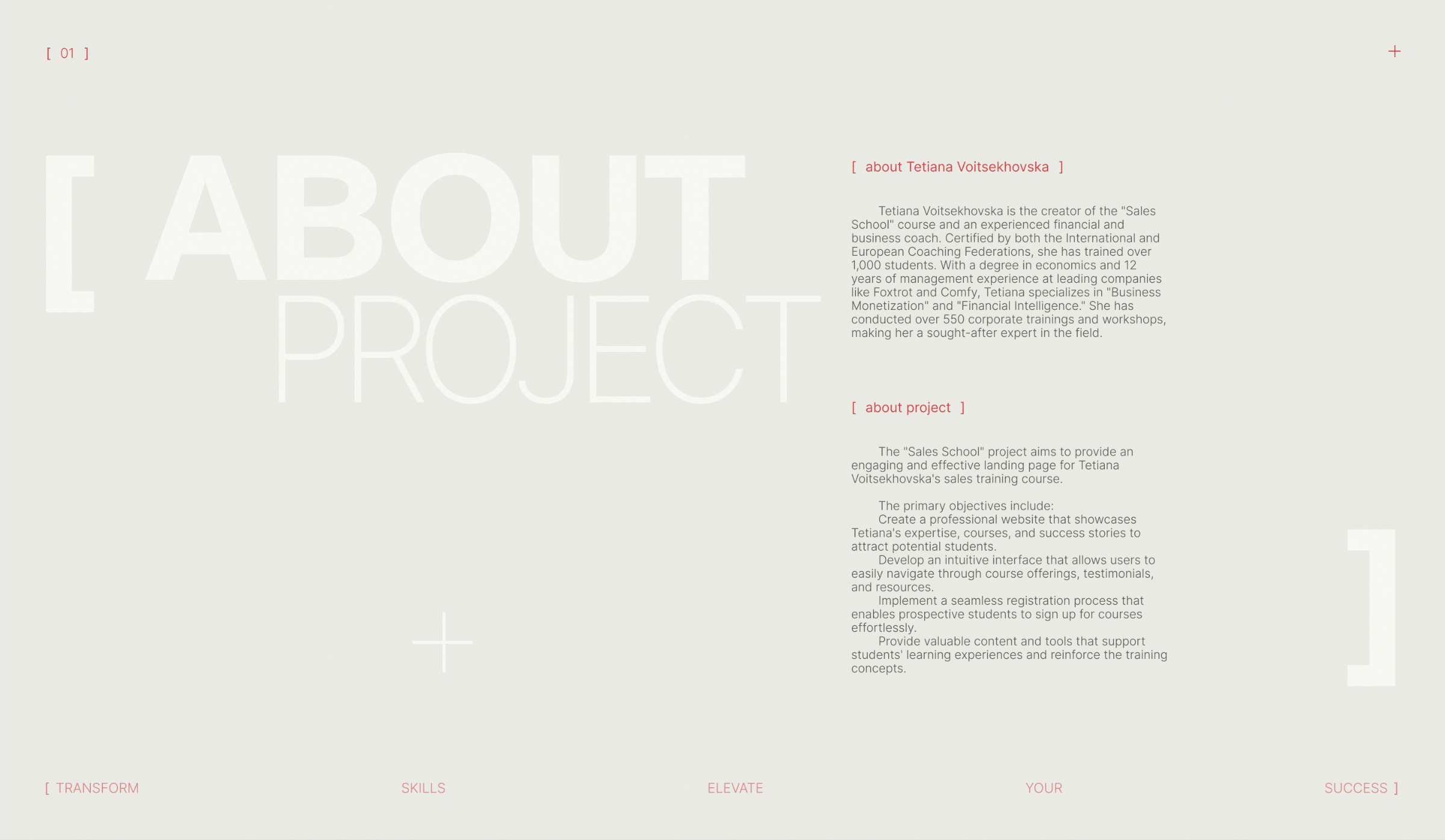 Business Coaching Landing page | Personal Brand Design Image 1