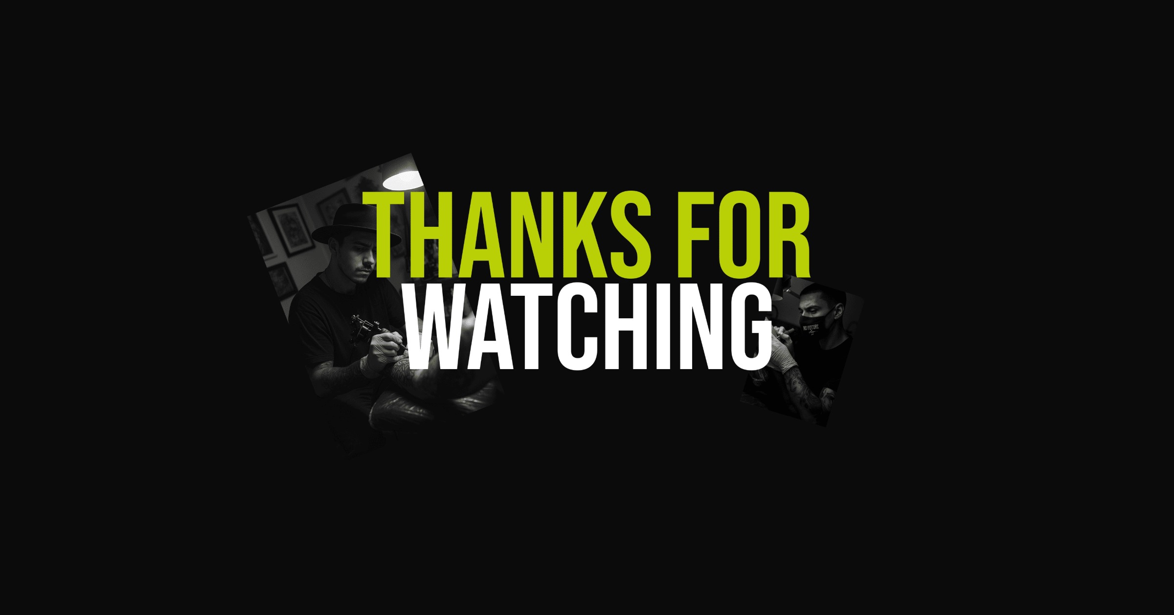 Dark Minimal Landing Page for Tattoo Artist Image 6