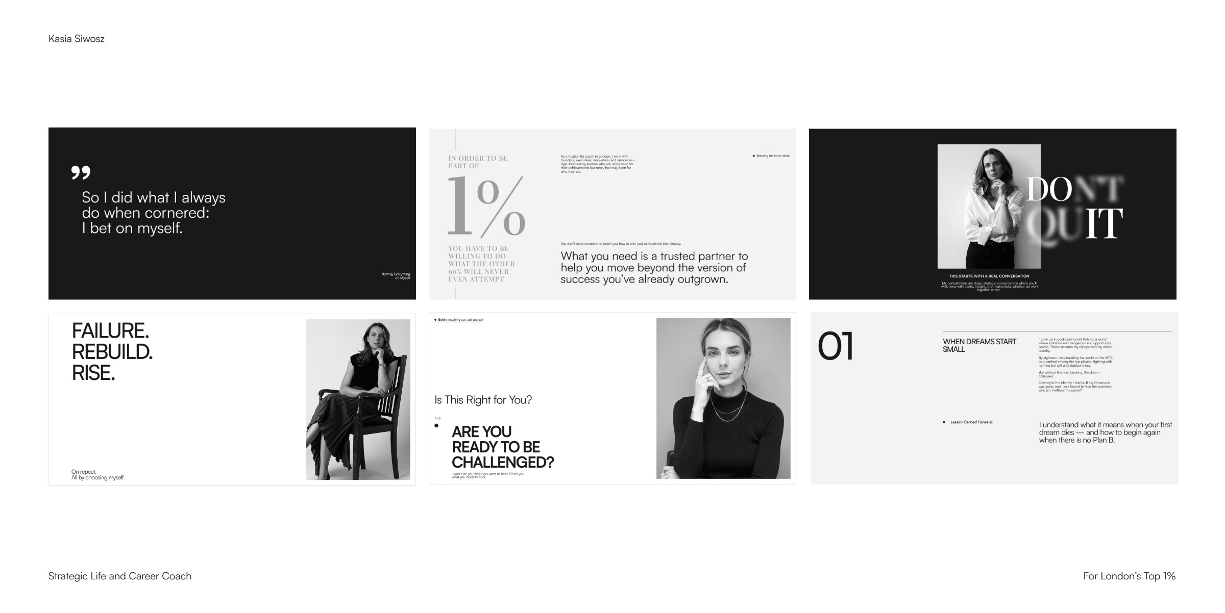 Strategic Website for a Life & Career Coach | Kasia Siwosz Image 4