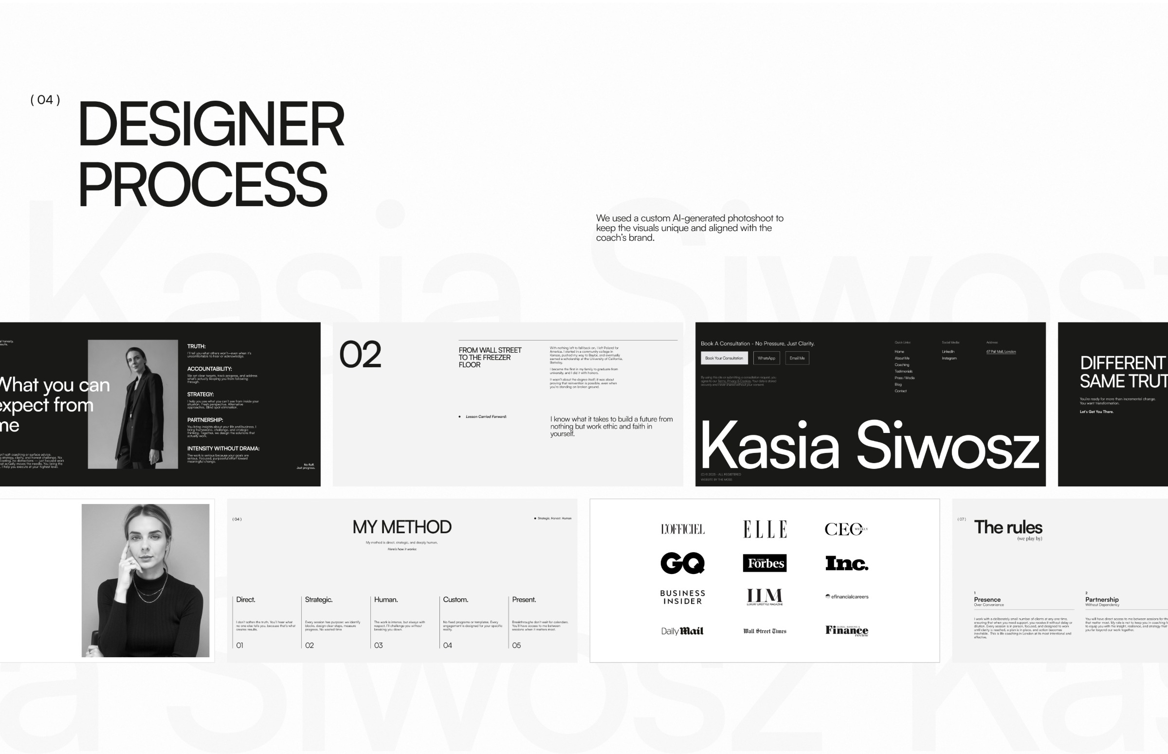 Strategic Website for a Life & Career Coach | Kasia Siwosz Image 9