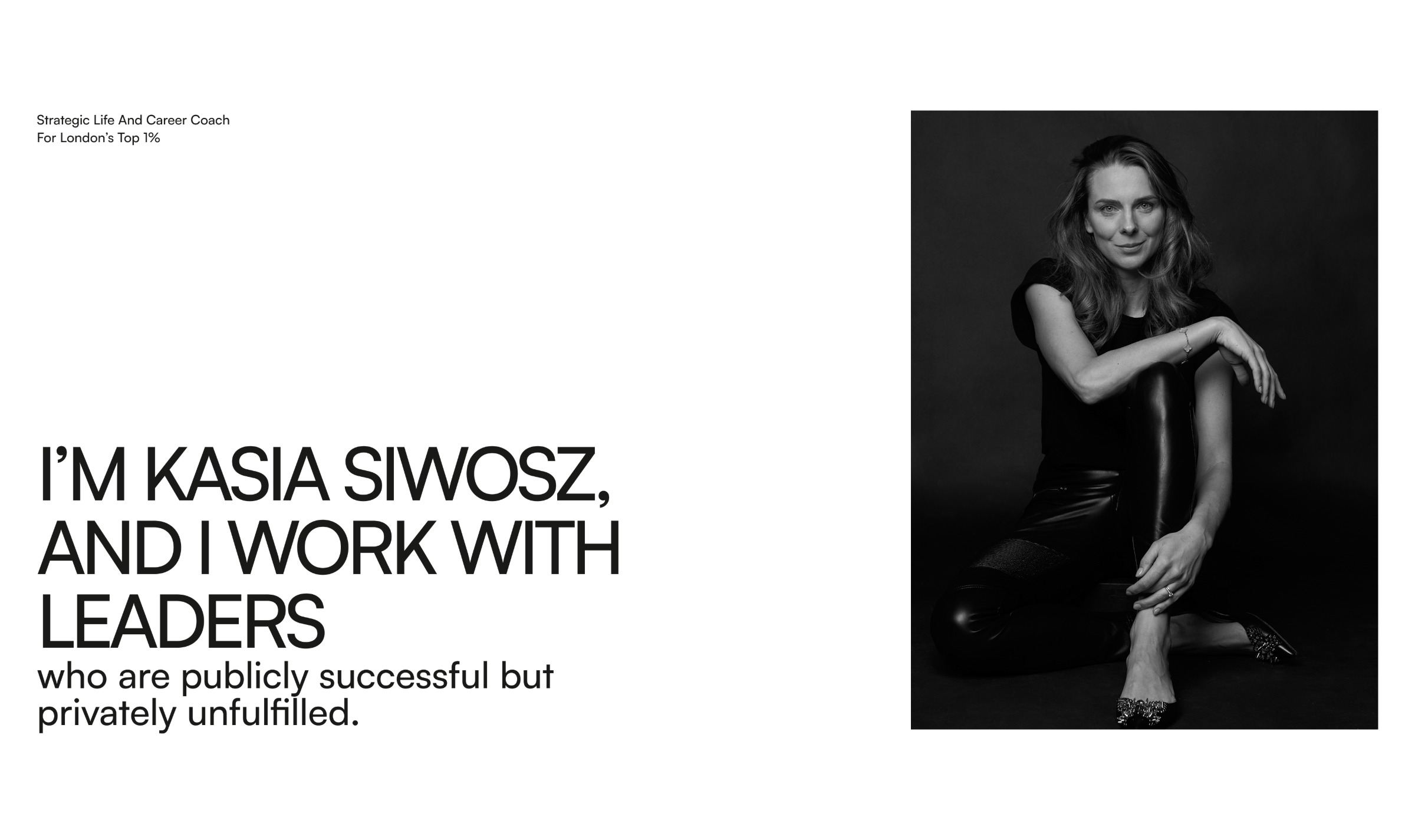 Strategic Website for a Life & Career Coach | Kasia Siwosz Image 11