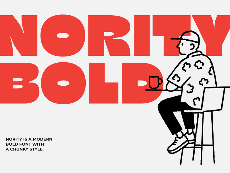 Nority - Inktrap Bold Font