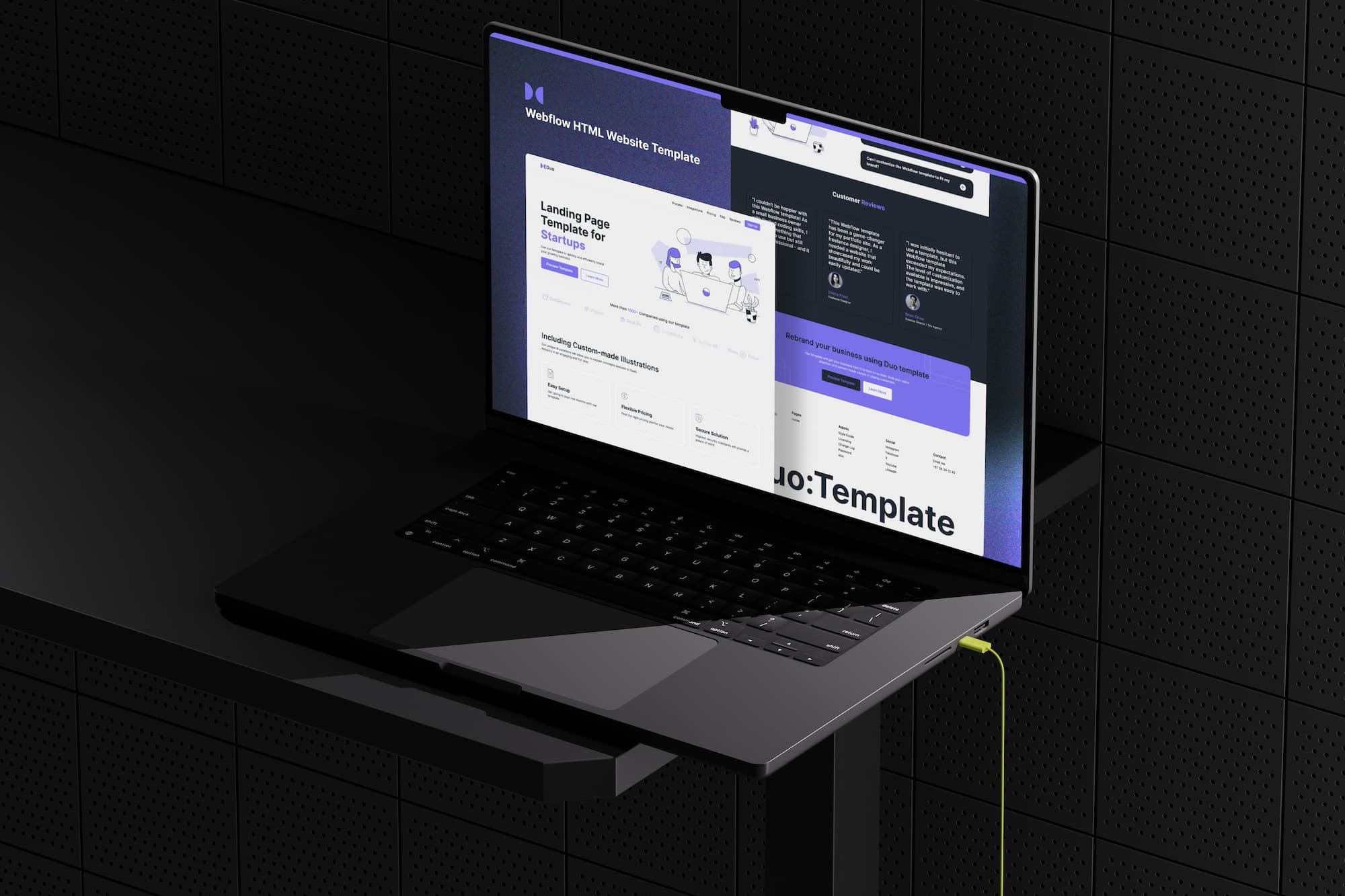 Duo - Startup Landing Page Webflow Template Image 4
