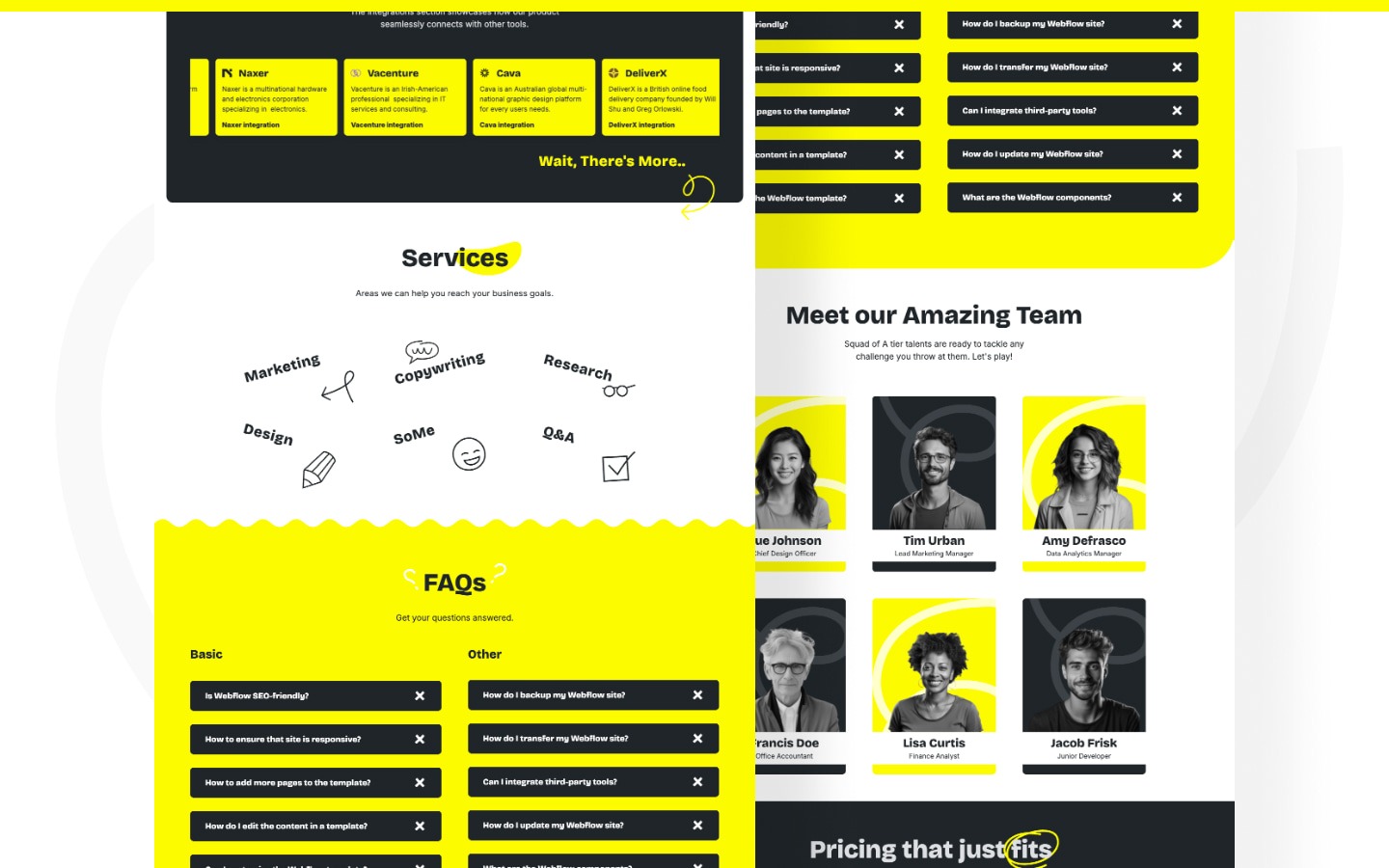 Doodlio - Marketing Landing Page Webflow Template Image 2