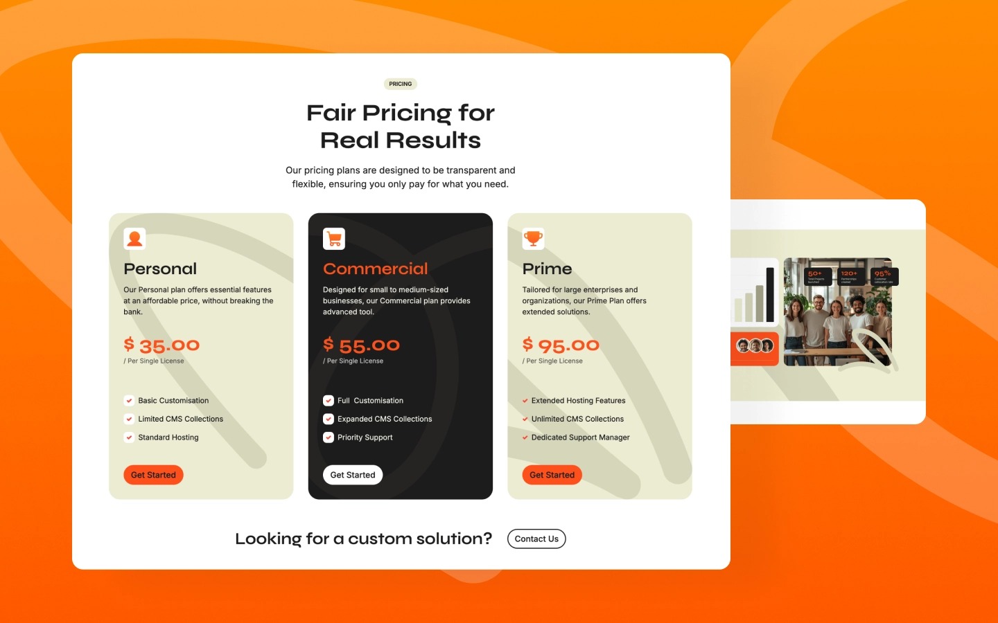 Emberly - Marketing Themed Landing Page Webflow Template Image 3