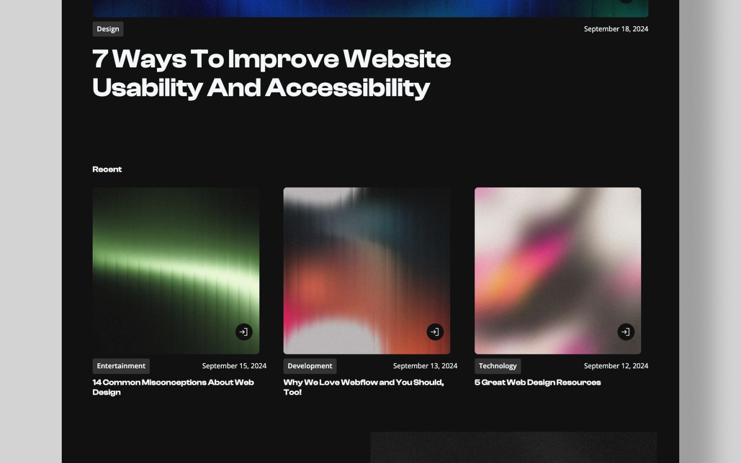 Scriptora - Blog & Editorial Themed Webflow Template Image 0