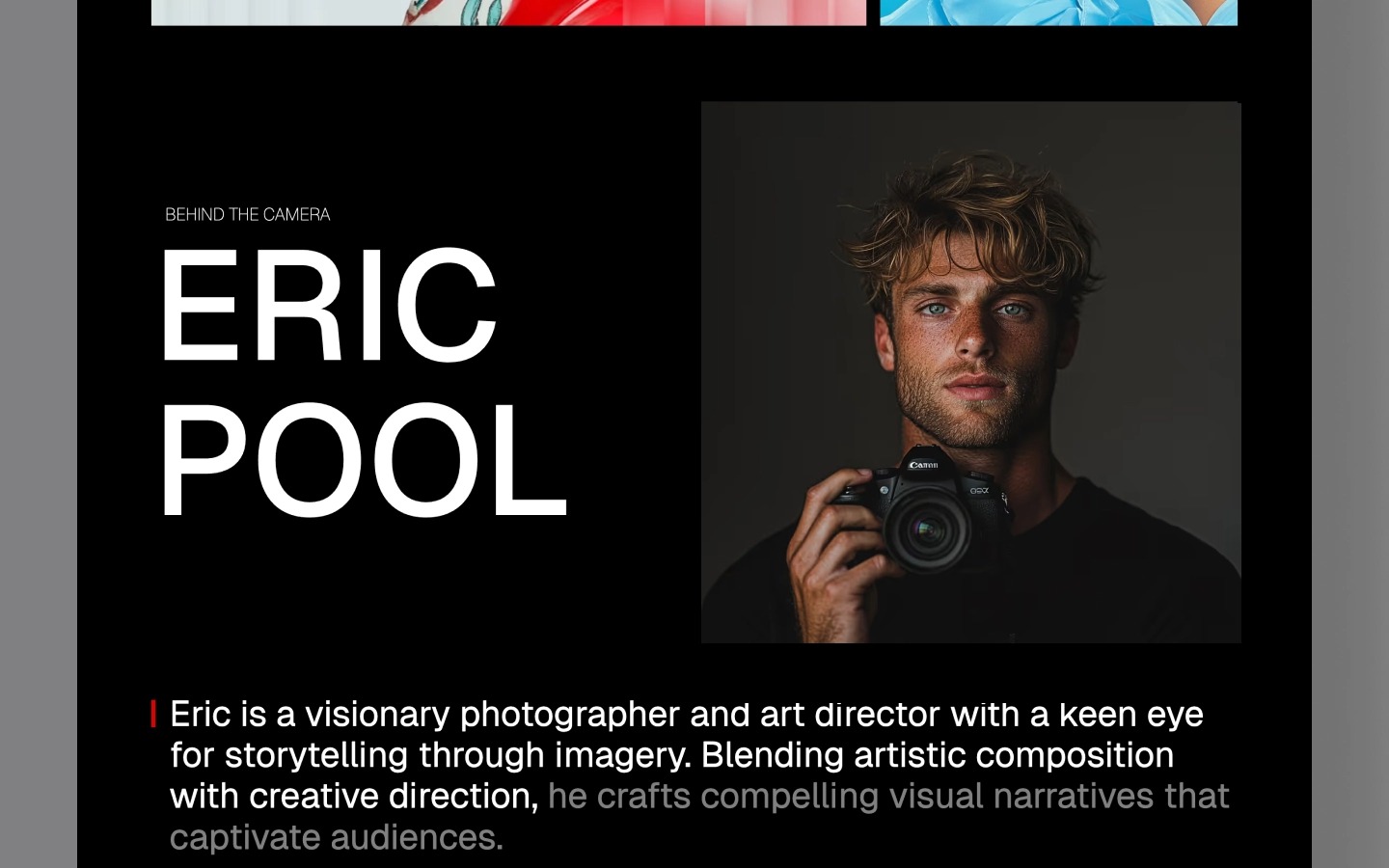 Expoz - Creative Porfolio & Agency Themed Webflow Template Image 0