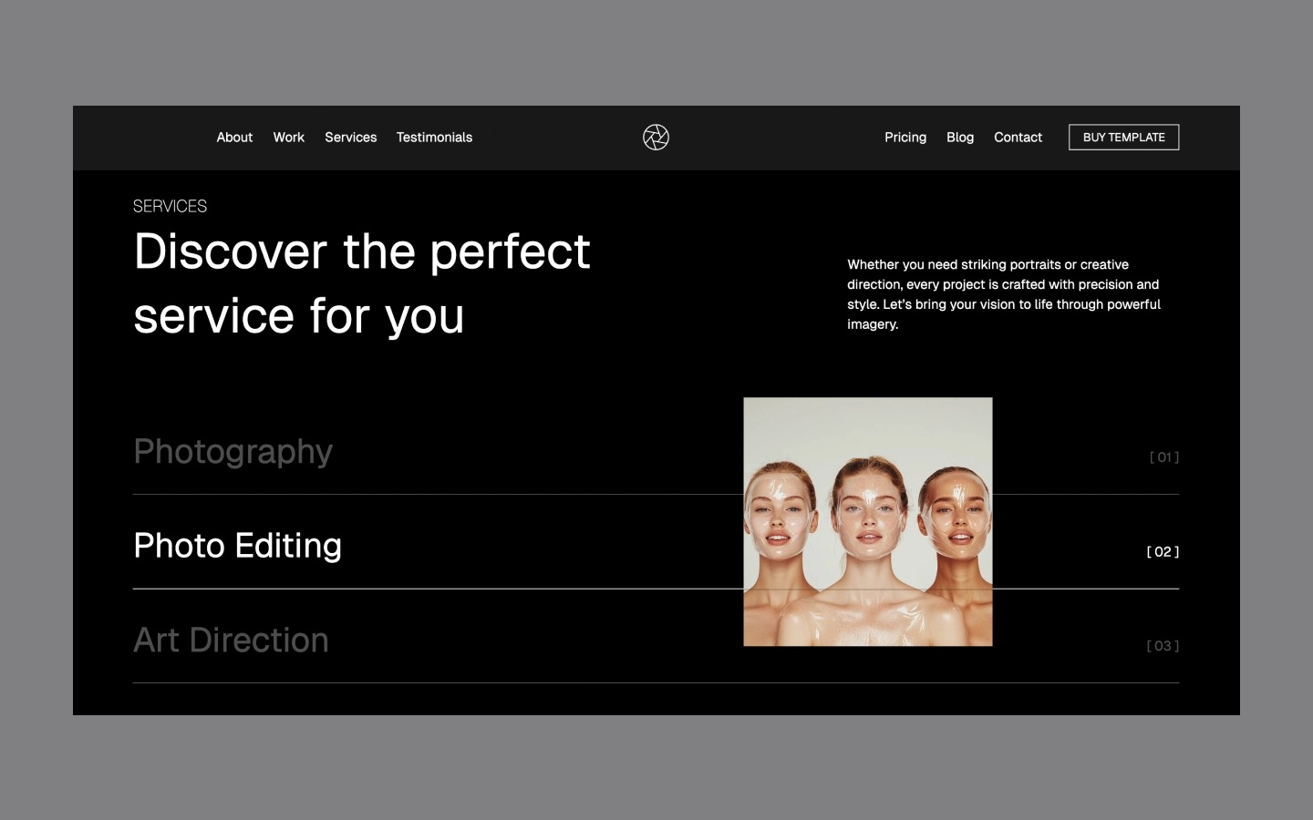Expoz - Creative Porfolio & Agency Themed Webflow Template Image 2