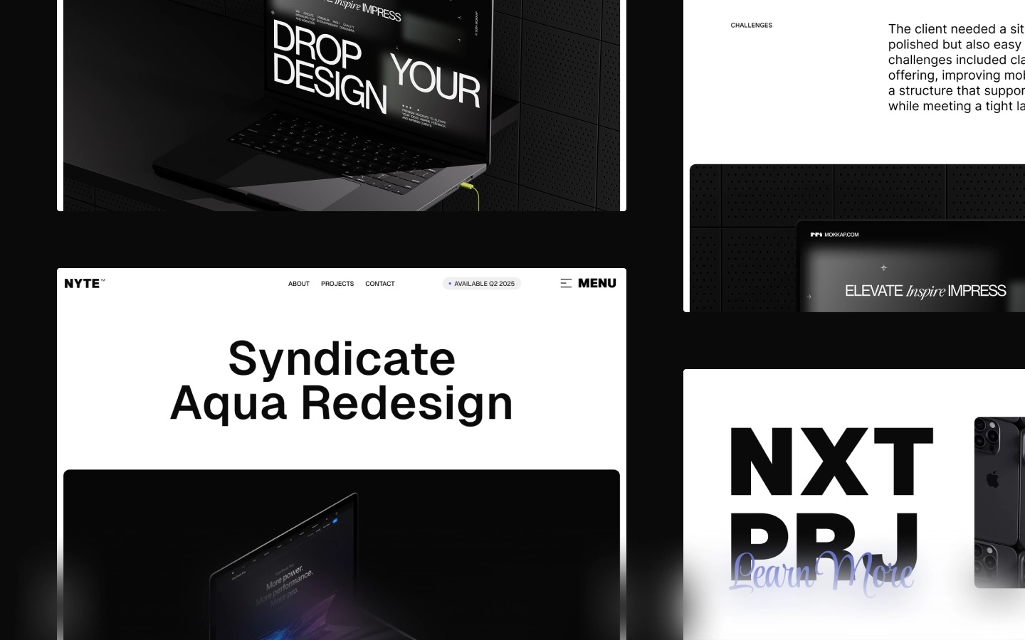 Nyte - Creative Portfolio & Agency Themed Webflow Template Image 2