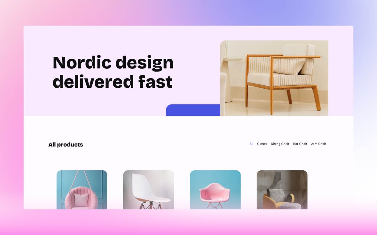 Norr - Furniture & Ecommerce Themed Webflow Template Image 2