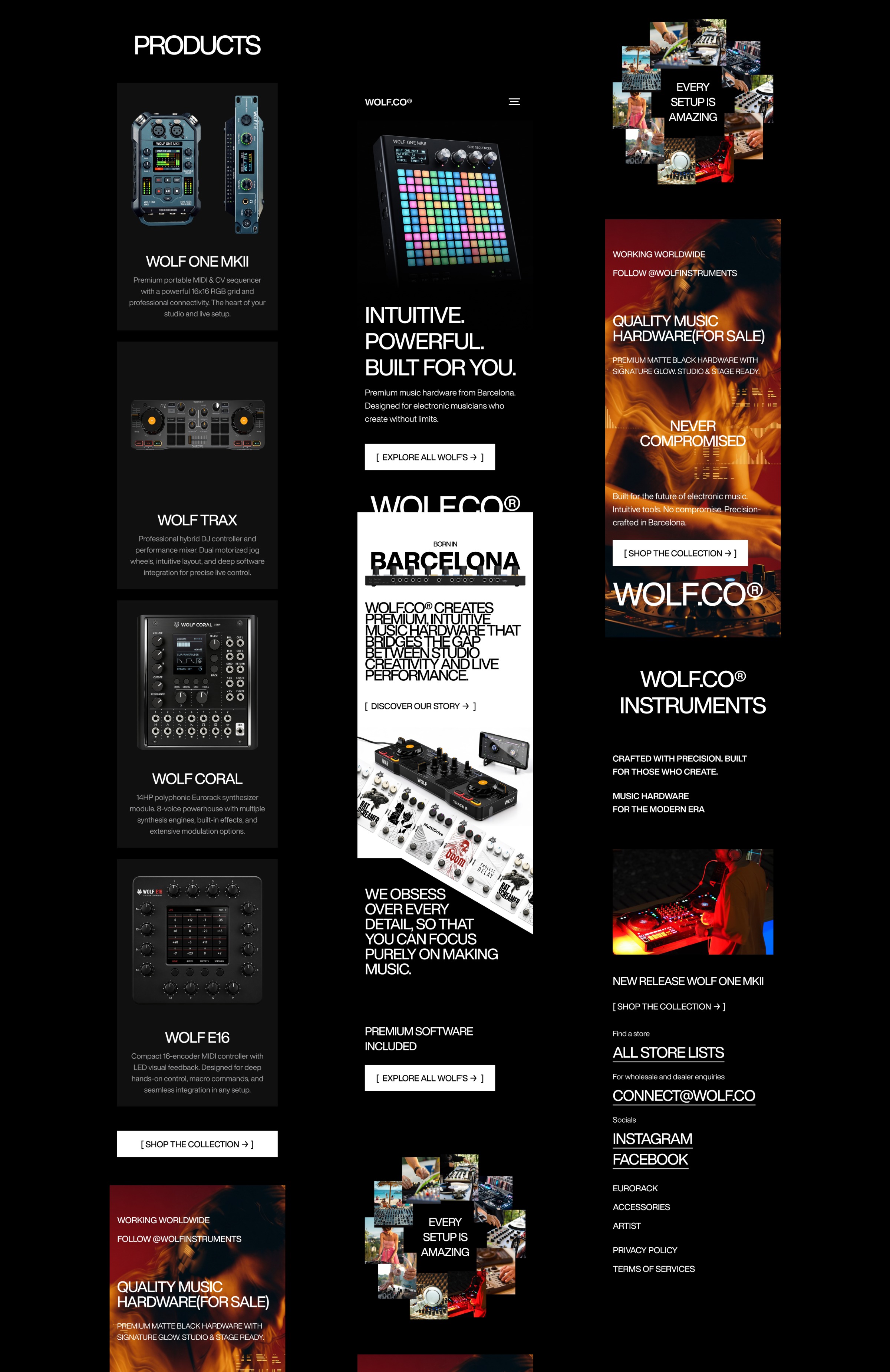 Wolf Instruments - Musical Instruments Website Image 6