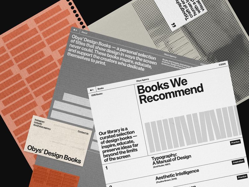 Obys' Design Books