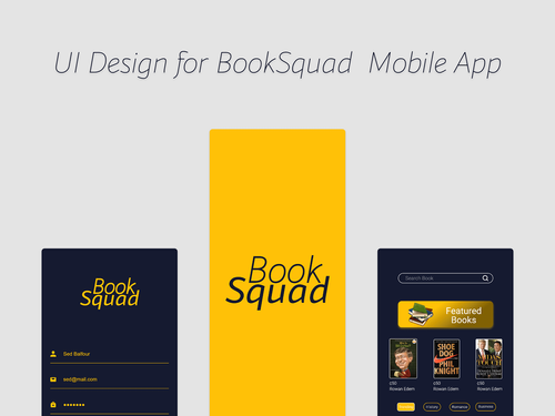 BookSquad App UI on Behance