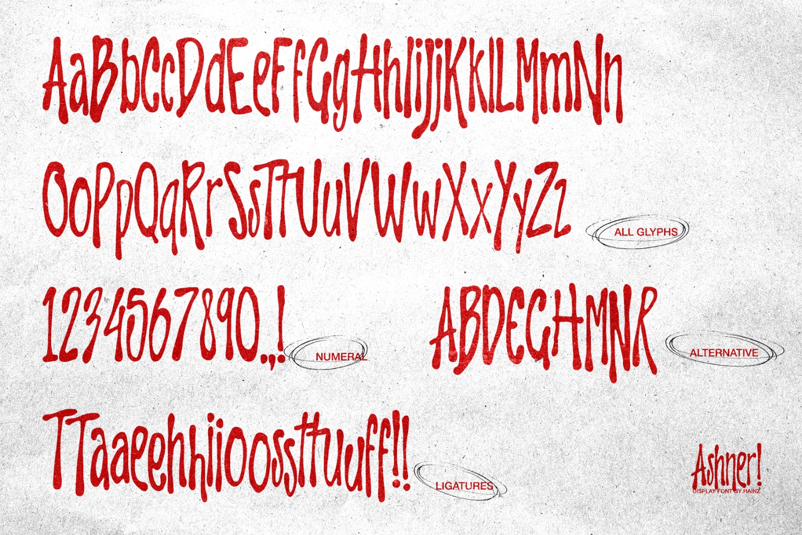ASHNER - Display Font Image 4