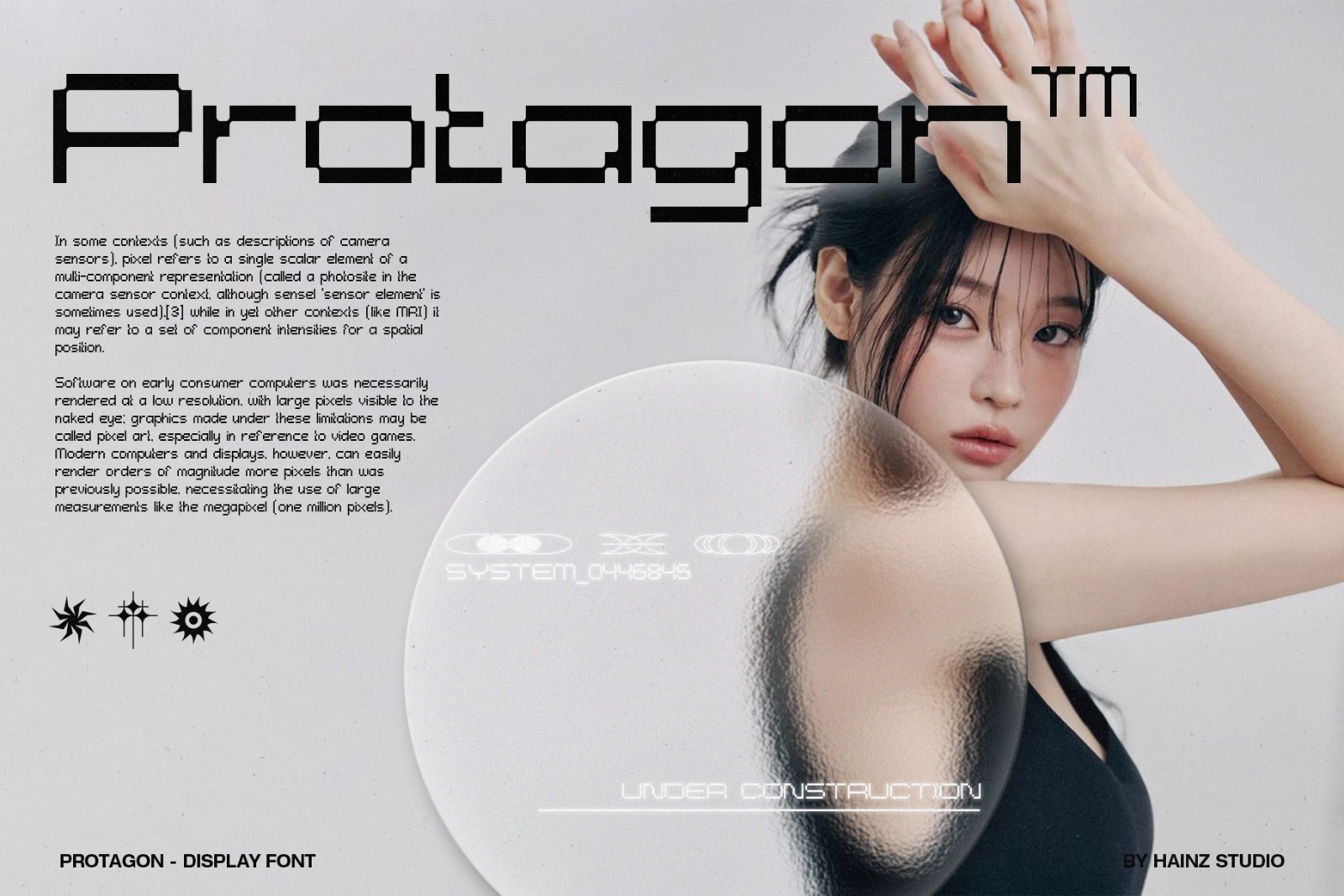 [FREE FONT] PROTAGON - Display Font 2 Variation Image 2