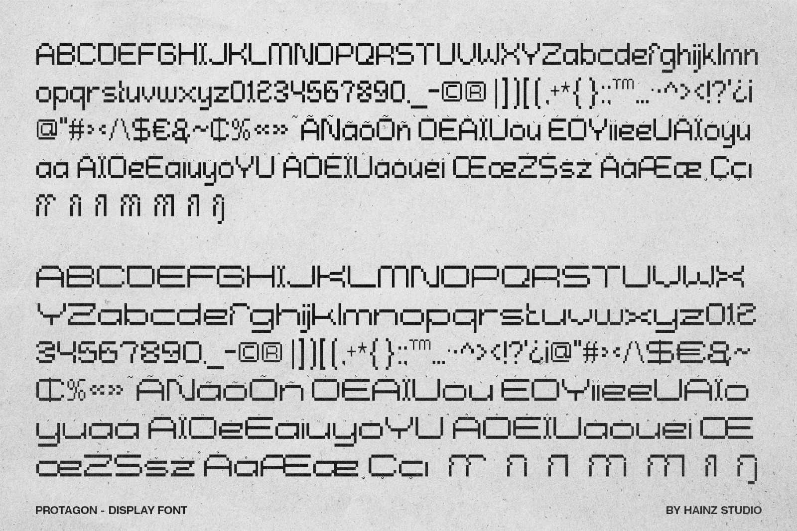 [FREE FONT] PROTAGON - Display Font 2 Variation Image 5