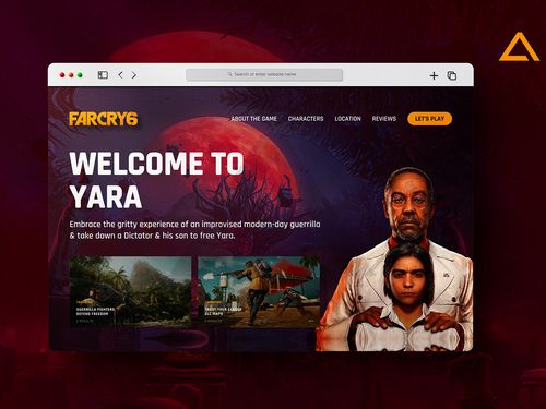 Unlocking Farcry: Game Website Redesign Concept!