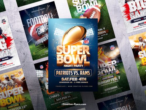 Creative Football Flyer Templates