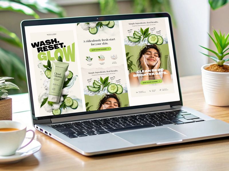 Moss & Milk Cloud Cleanse | Marketing Email