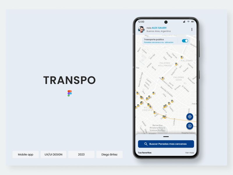 TRANSPO - UX/UI Design - Mobile