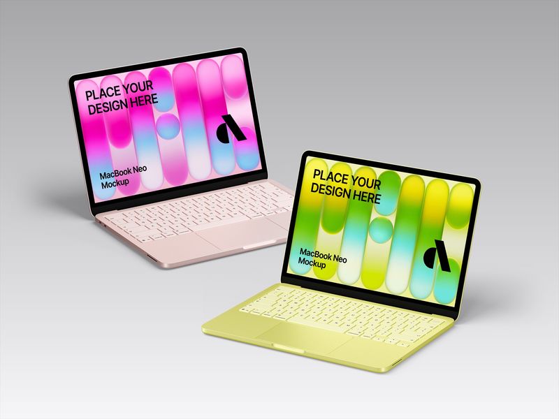 MacBook Neo Mockups