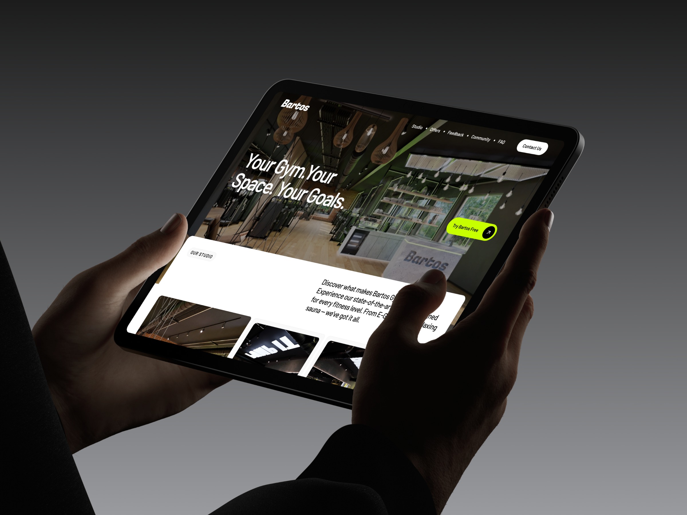 Bartos – Gym & Fitness Website Image 0