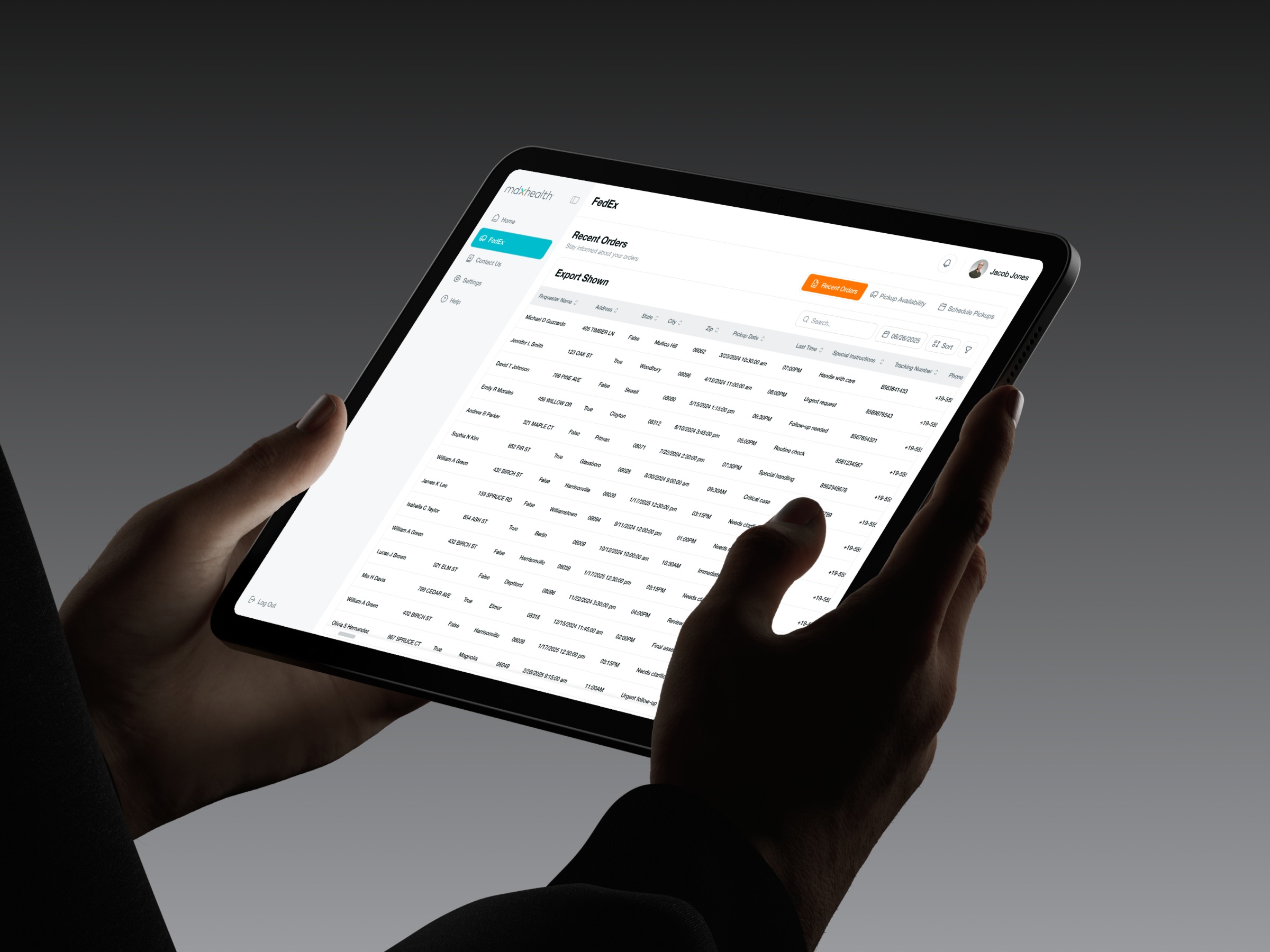 Healthcare Dashboard for Report Tracking Image 0