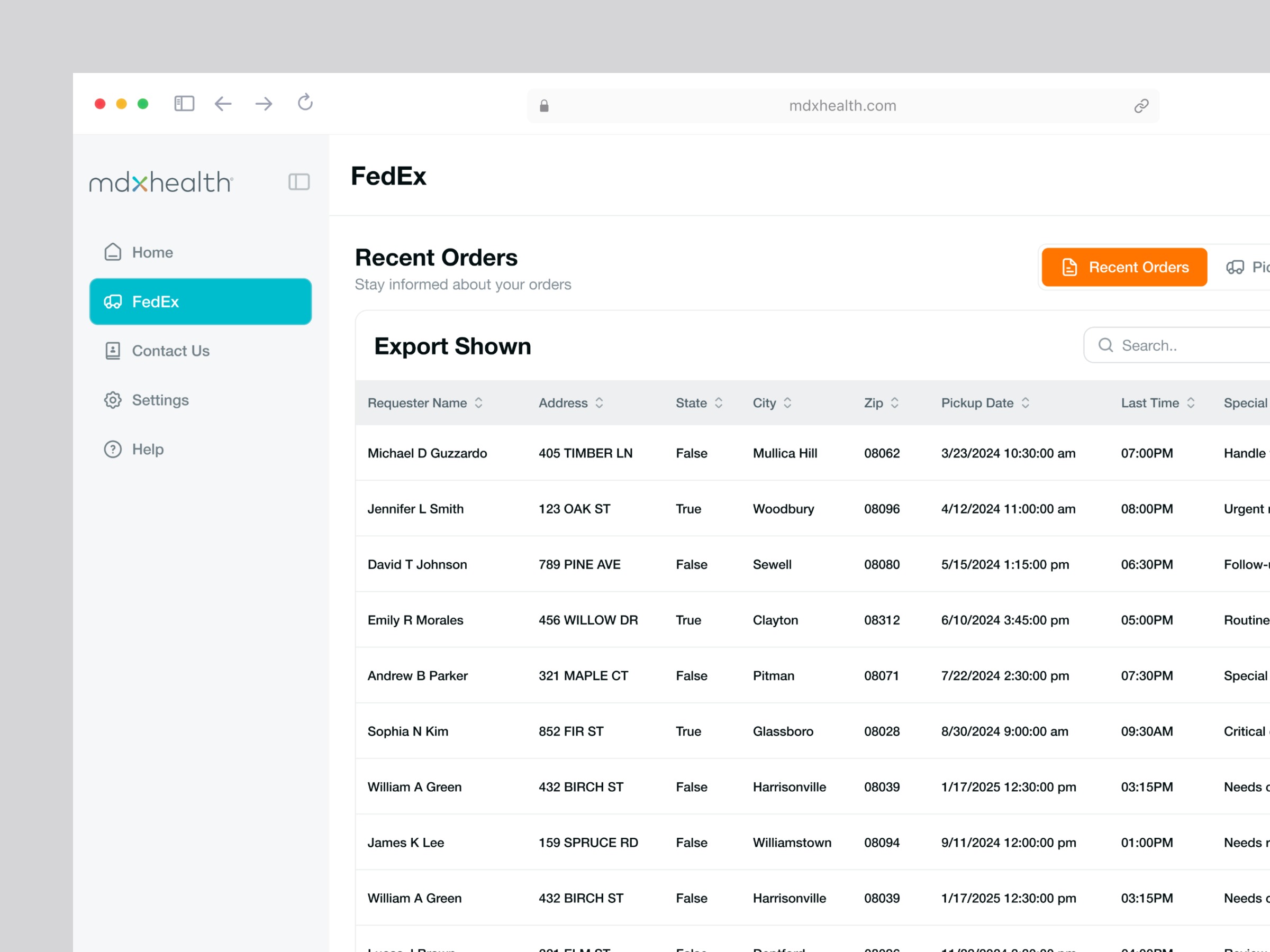 Healthcare Dashboard for Report Tracking Image 1