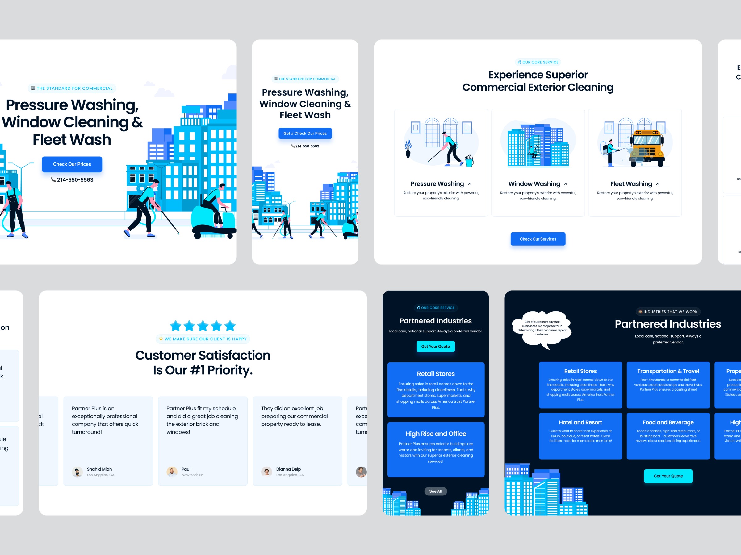 PartnerPlus — Cleaning Service Landing Page  Image 2