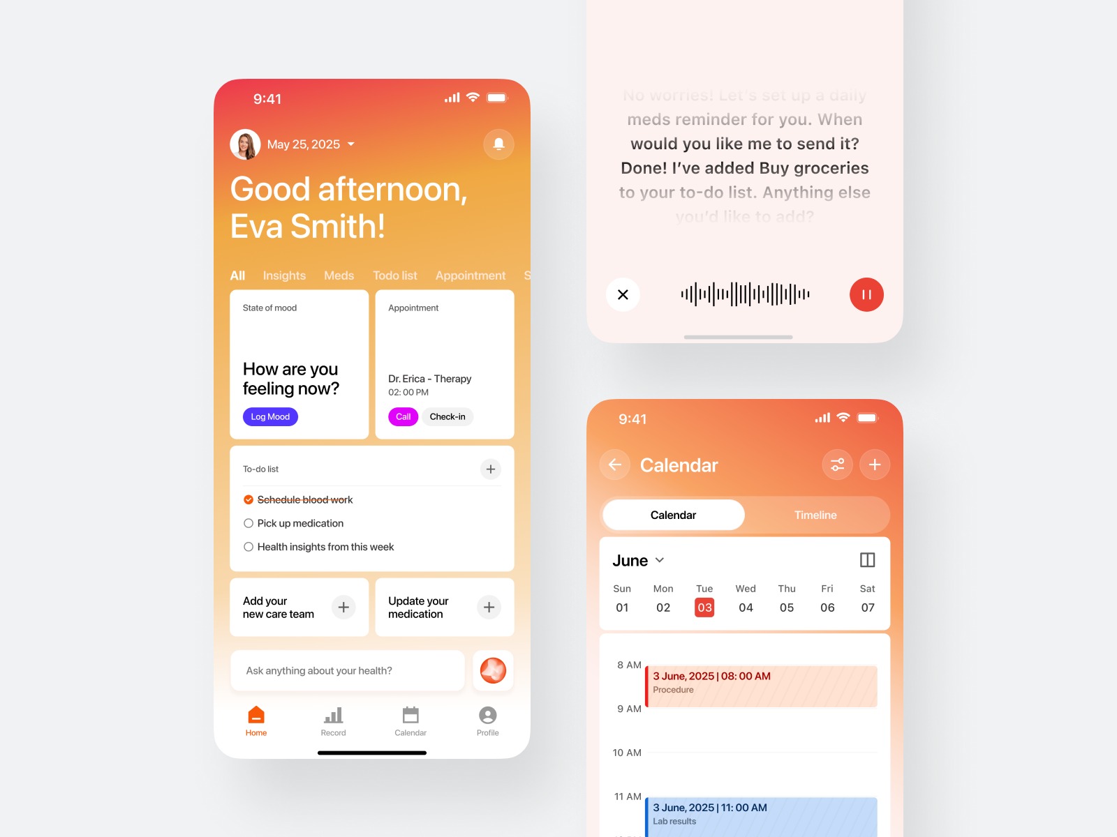 Connectome - AI Healthcare Mobile App Image 1