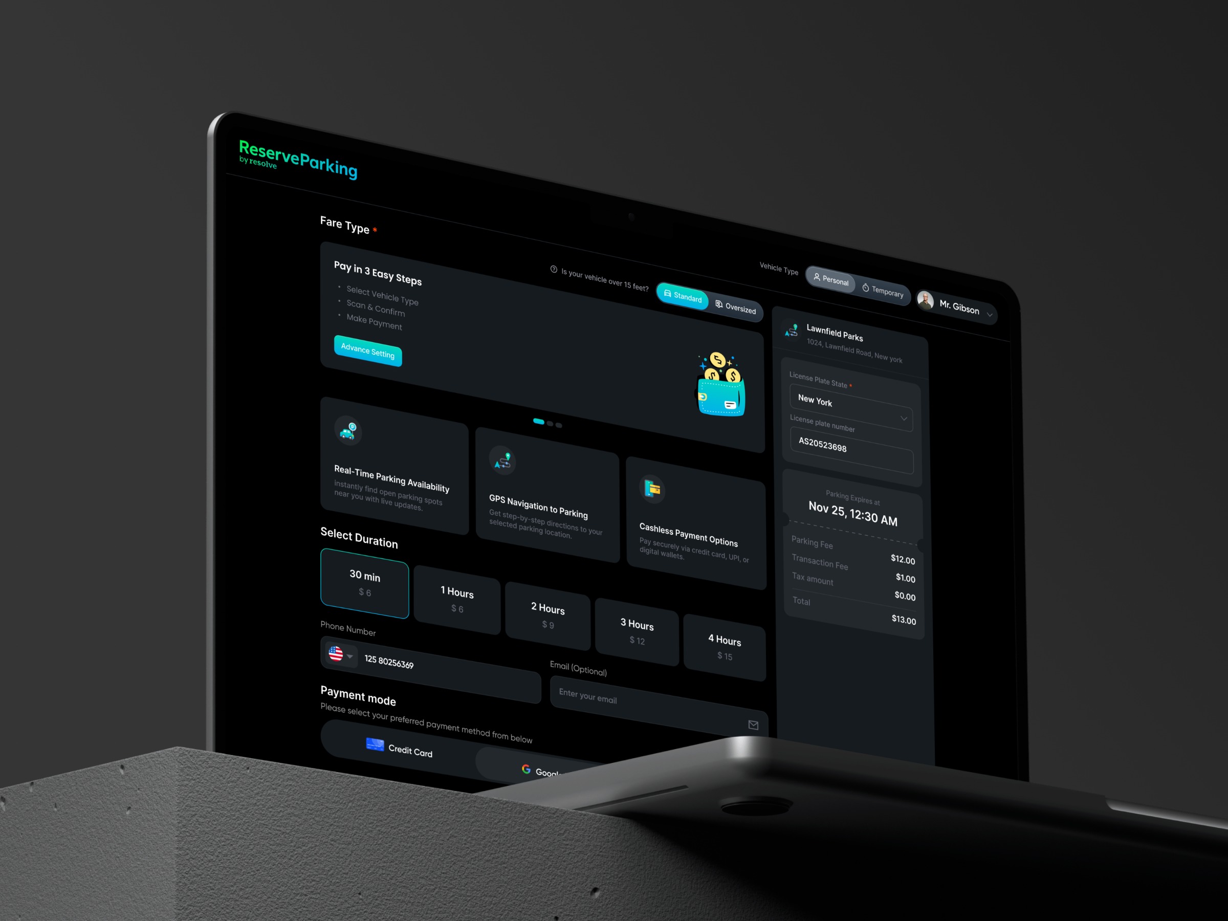ReserveParking – Parking Management System Image 0