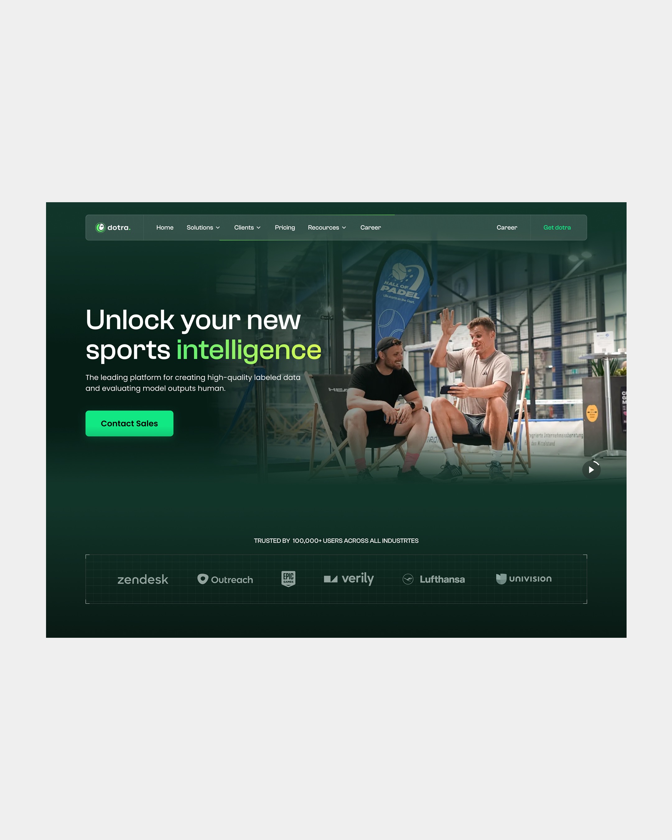 Dotra - AI-Driven Sports Analytics and Smart Training Platforms Image 1