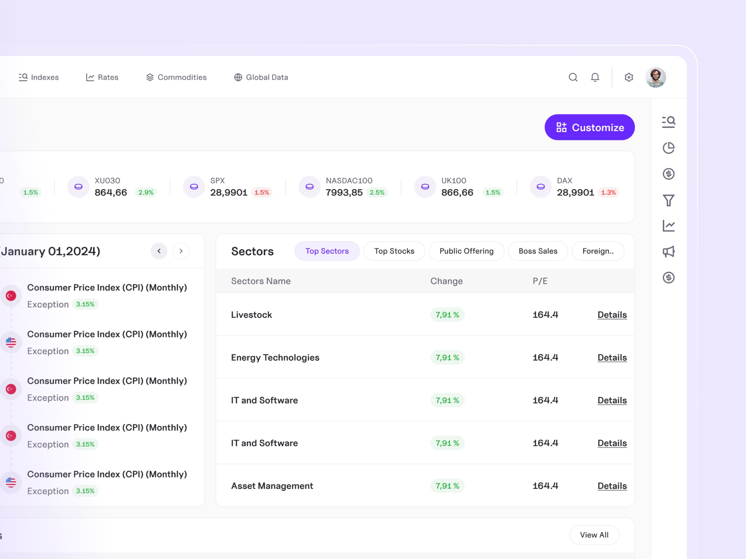 FinboTech — Investment Analysis Dashboard Image 0