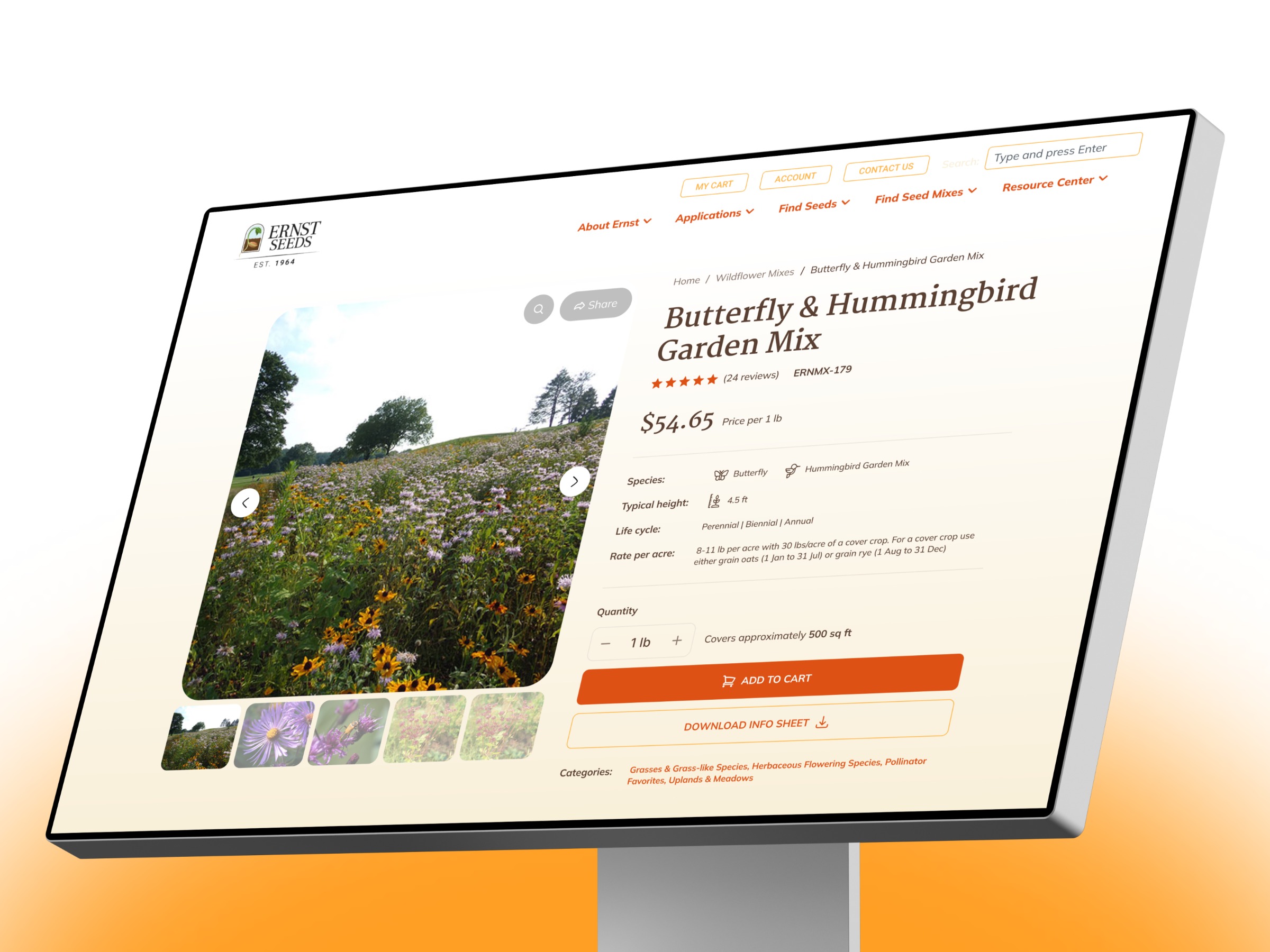 Ernst Seeds — Agriculture Website | Product Detail Page Image 0