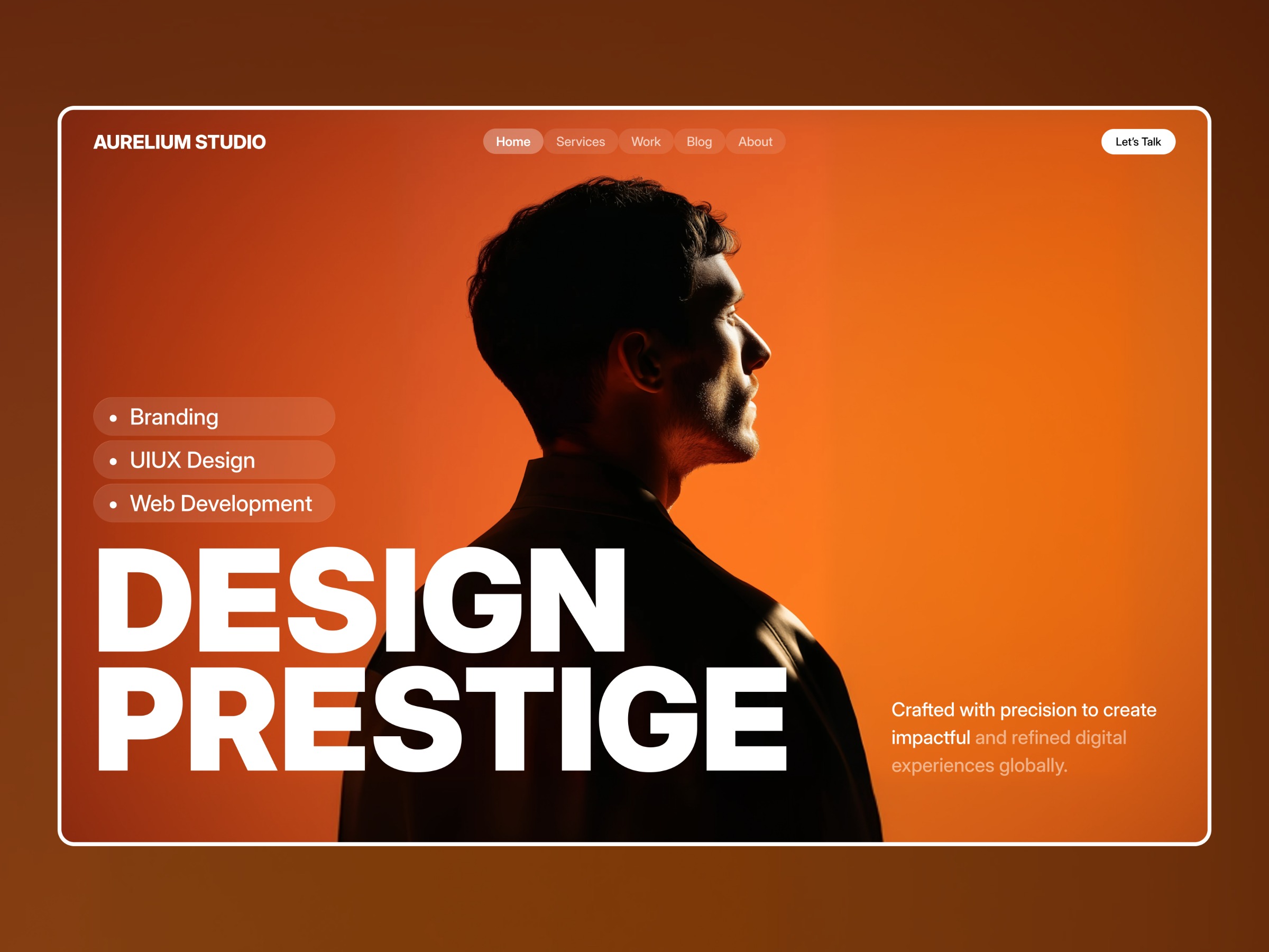 Creative Agency Website Design | Hero Section