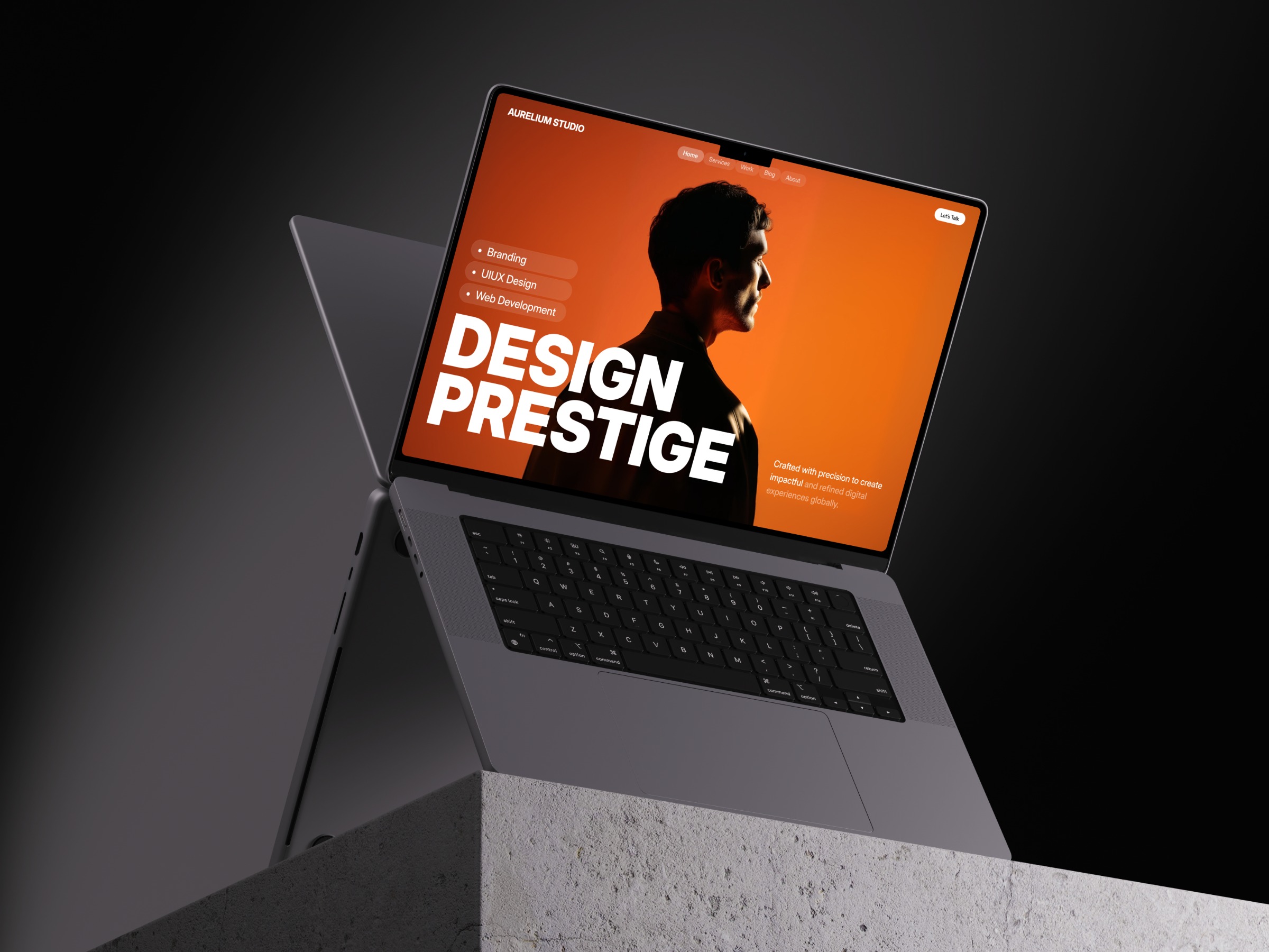 Creative Agency Website Design | Hero Section Image 3