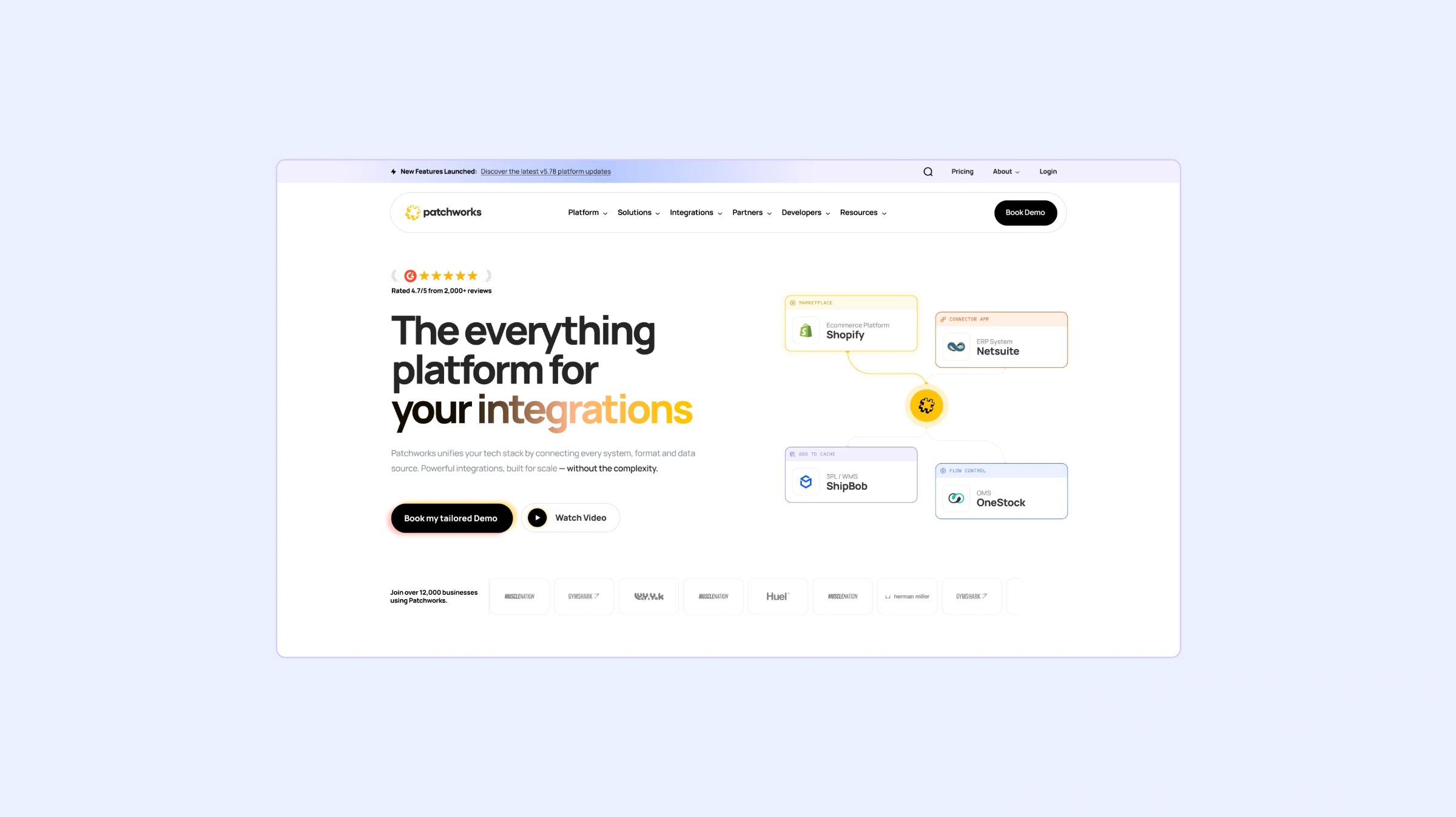 Patchworks: Designing a High-Conversion iPaaS Experience | Strafe Creative