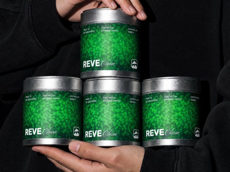 REVE Matcha Brand Identity & Packaging