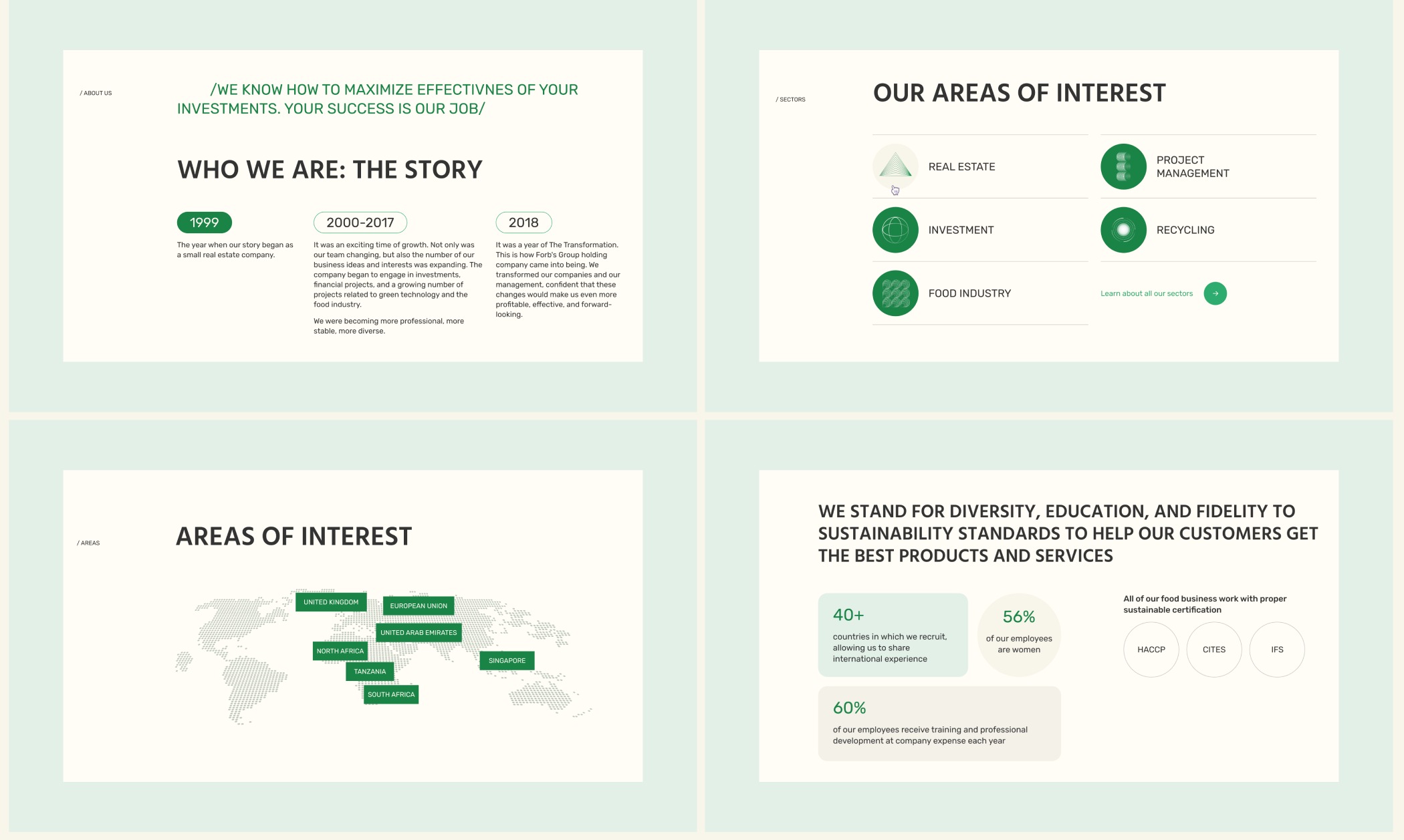 Investor Multi-Language Corporate Website Image 1