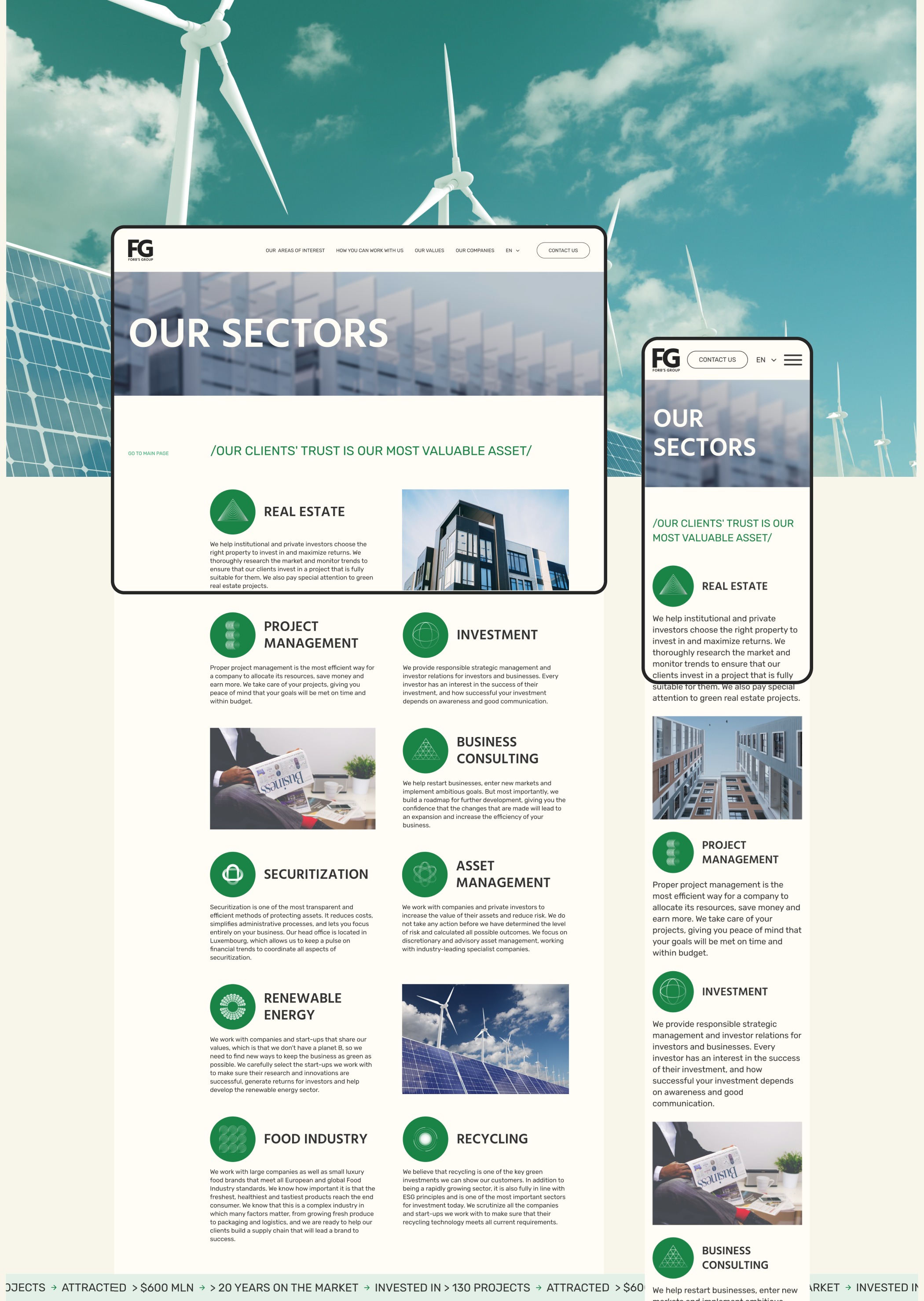 Investor Multi-Language Corporate Website Image 3