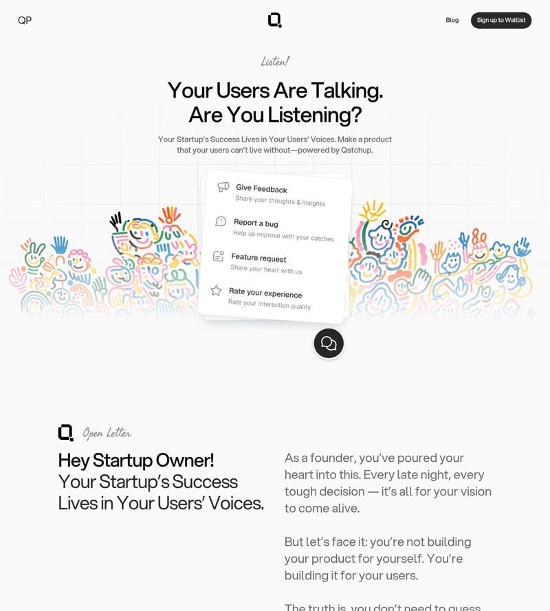 Screenshot taken from qatchup.com