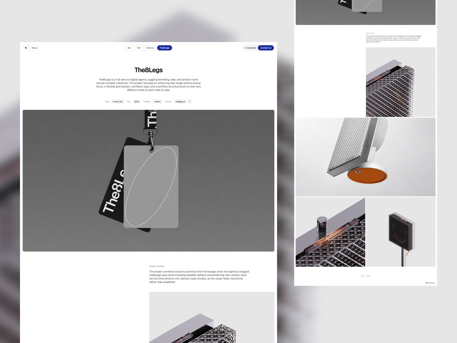 Oasis One — Free Portfolio Website Template for Framer Image 4